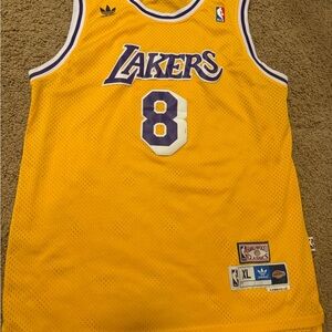 adidas Los Angeles Lakers #8 Jersey - Yellow/Purple/White